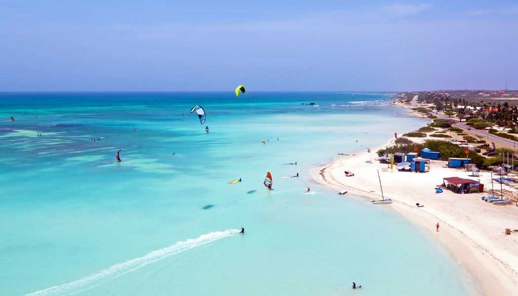 Beautiful weather in Aruba during hurricane season