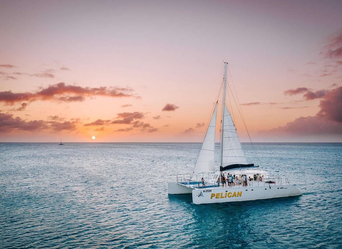 Pelican Adventures: Aruba Sunset Cruise - Dine by the Seaside