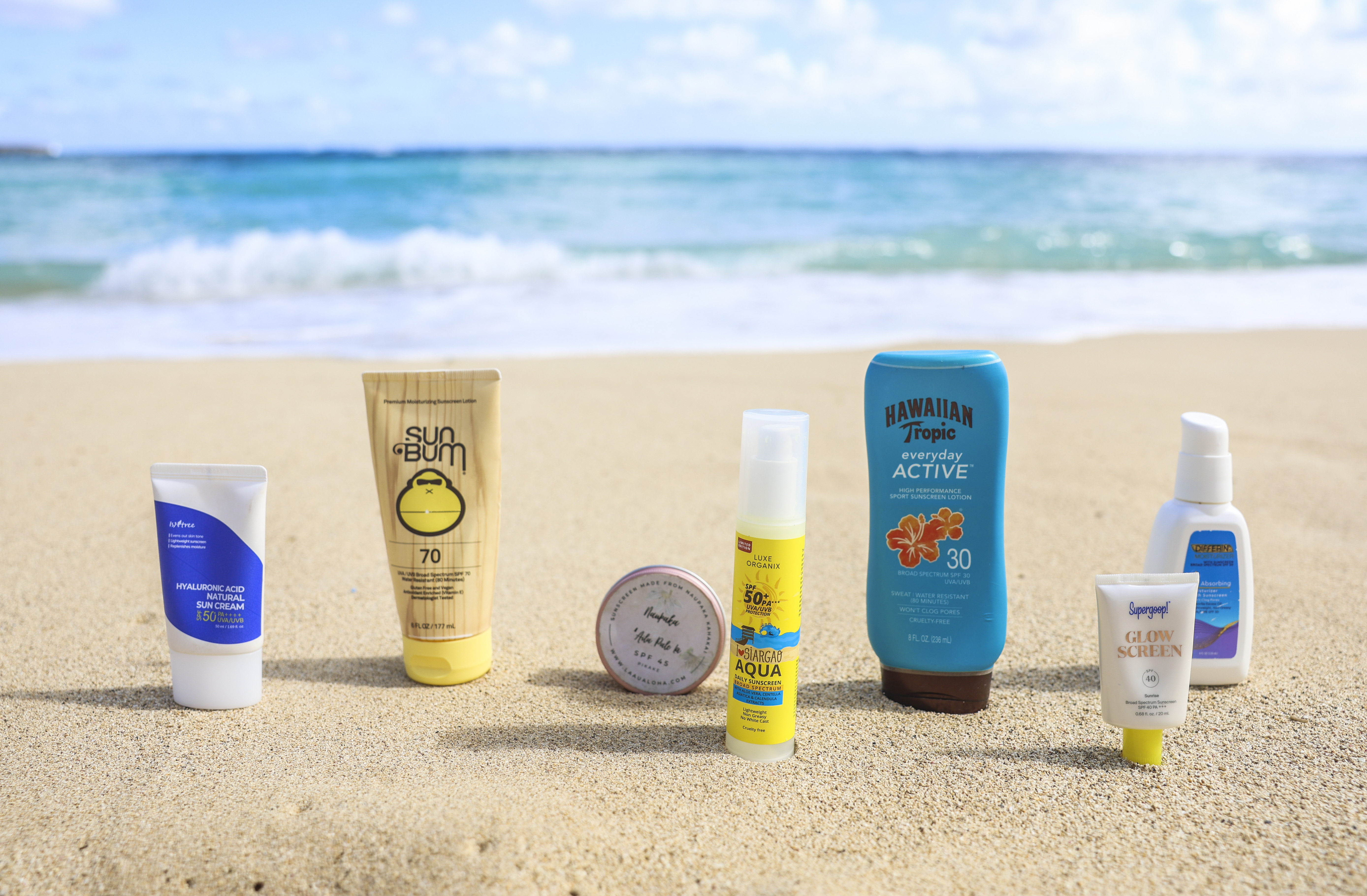 Reef safe sunscreen for beach protection